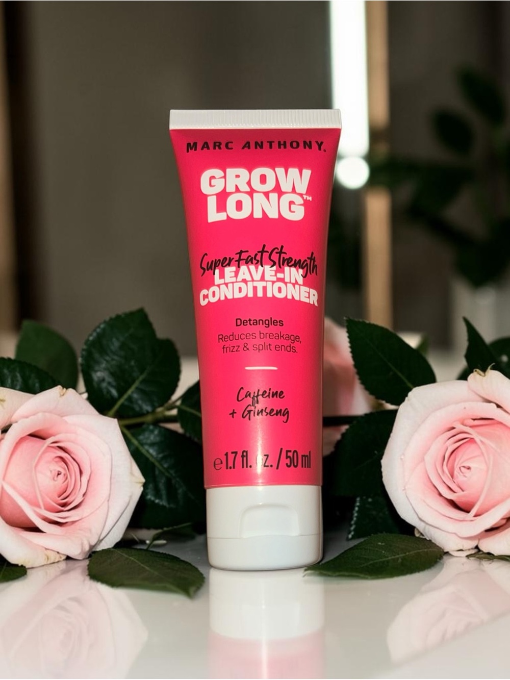 Marc Anthony Grow Long Leave-In Conditioner - Pink Tube